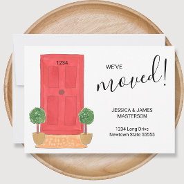 Änderung der Adresse, an der wir die rote Tür vers Ankündigung