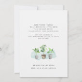 Änderung der Adresse Boho Benutzerdefiniertes Vers Ankündigung (Rückseite)