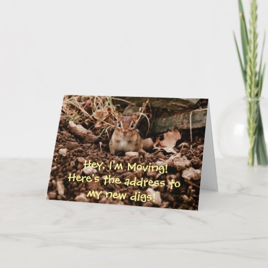 Änderung der Adresse Chipkarte Ankündigung (Vorderseite)