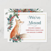 Änderung der Adresse, die wir verbracht haben Ankündigungspostkarte (Vorne/Hinten)