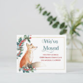 Änderung der Adresse, die wir verbracht haben Ankündigungspostkarte (Stehend Vorderseite)