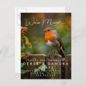 Änderung der Adresse, die wir verschoben haben Ankündigungspostkarte (Vorne/Hinten)