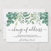 Änderung der Adresse Eukalyptus-Meldung Ankündigung (Vorderseite)