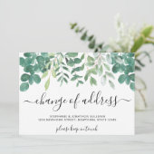 Änderung der Adresse Eukalyptus-Meldung Ankündigung (Stehend Vorderseite)