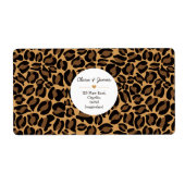 Änderung der Adresse neue Adresse Leopard Print (Vorne)