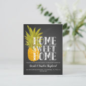 Änderung der Adresse Postkarte haben wir Ananas ve (Stehend Vorderseite)