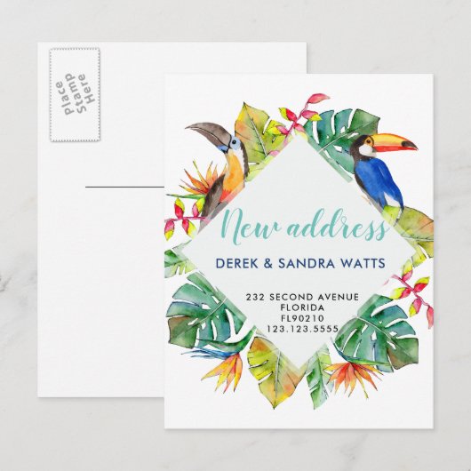 Änderung der Adresse Postkarte haben wir verschobe (Vorne/Hinten)