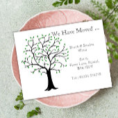 Änderung der Adresse Postkarte haben wir verschobe