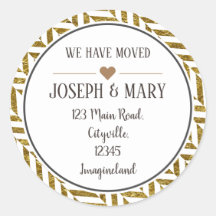 Änderung der Adresse Schwarzes Gold Herringbone mo