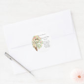 Änderung der Adresse Stickers Herbst Stammbaum (Umschlag)