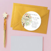 Änderung der Adresse Stickers Herbst Stammbaum