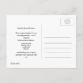 Änderung der Adresse tropisch, Palme, Florida Ankündigungspostkarte (Rückseite)