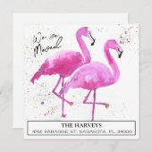 Änderung der Adressenankündigung auf Postkarte (Vorne/Hinten)