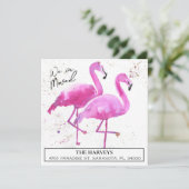 Änderung der Adressenankündigung auf Postkarte (Stehend Vorderseite)