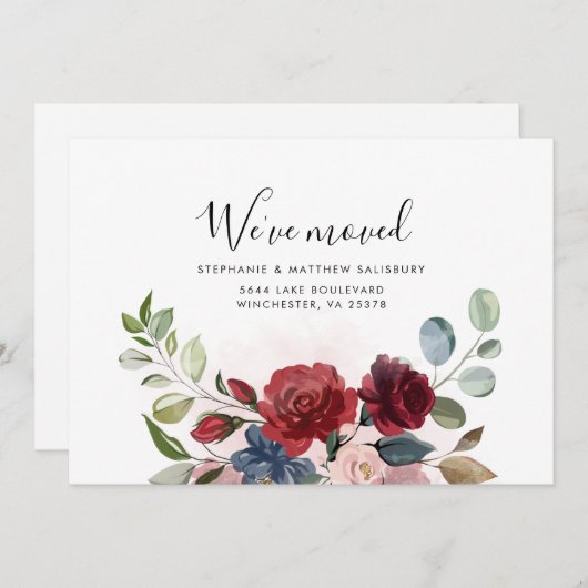 Änderung der Adressenverschiebung Ankündigung (Vorne/Hinten)