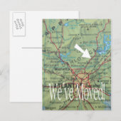 Änderung der Adresskarte Ankündigungspostkarte (Vorne/Hinten)