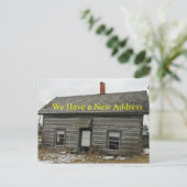 Änderung der Adresskarte im 18. Jahrhundert Ankündigungspostkarte (Stehend Vorderseite)