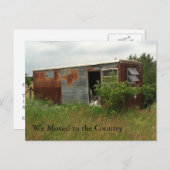 Änderung der Adresskarte: In das Land übertragen Ankündigungspostkarte (Vorne/Hinten)