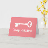 Änderung der Adresskarte mit Vintagem Schlüssel Karte (Gelbe Blume)