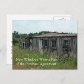 Änderung der Adresskarte: Neue Fenster Ankündigungspostkarte (Vorne/Hinten)