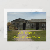 Änderung der Adresskarte: Neues Haus Ankündigungspostkarte (Vorne/Hinten)