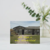 Änderung der Adresskarte: Neues Haus Ankündigungspostkarte (Stehend Vorderseite)