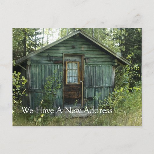 Änderung der Adresskarte Nr. 22 Ankündigungspostkarte (Vorderseite)