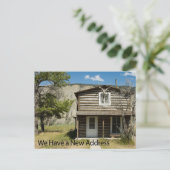 Änderung der Adresskarte: Protokollkabine 2 Ankündigungspostkarte (Stehend Vorderseite)