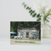 Änderung der Adresskarte: Protokollkabine Ankündigungspostkarte (Stehend Vorderseite)