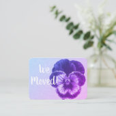 Änderung der Adresskarte Visitenkarte (Stehend Vorderseite)