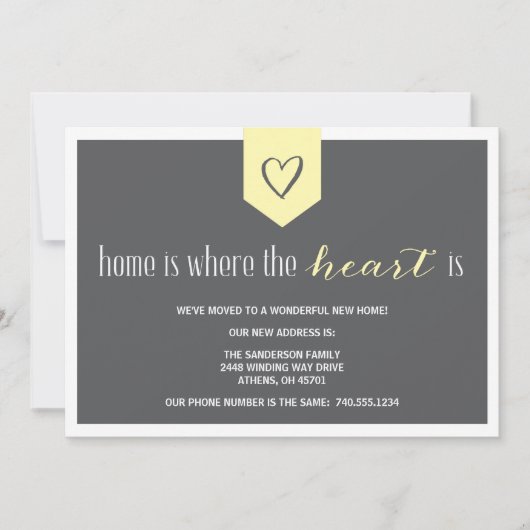 Änderung der Ankündigung (Vorderseite)