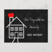 Änderung der Ankündigung Postkarte (Vorderseite)