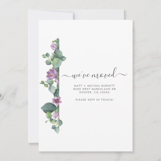 Änderung der Ankündigung über die Adressumsetzung  (Vorderseite)