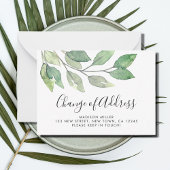 Änderung der Ankündigungskarte für Adressverschieb Mitteilungskarte