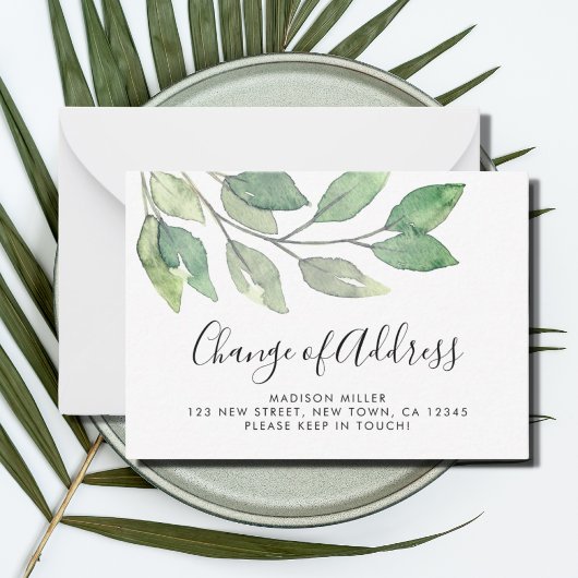 Änderung der Ankündigungskarte für Adressverschieb Mitteilungskarte