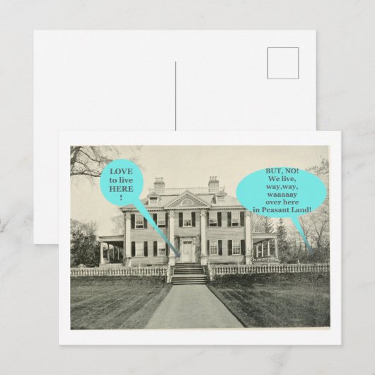 Änderung der Anschrift Bauernland Postkarte (Vorne/Hinten)