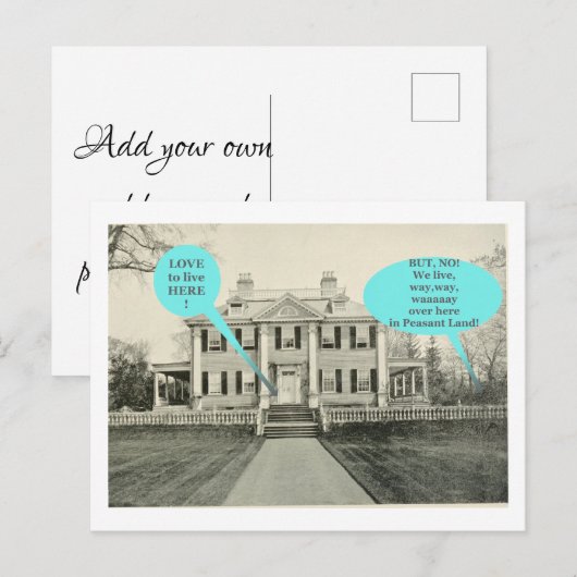 Änderung der Anschrift Bauernland Postkarte (Vorne/Hinten)