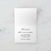 Änderung der Anschrift im Herbst-Eichenholz Ankündigung (Innenseite)