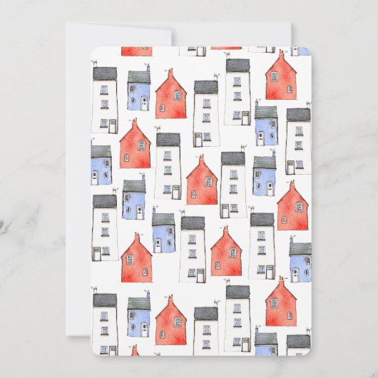 Änderung der Anschrift im Wasserfarbhaus Ankündigung (Rückseite)