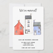 Änderung der Anschrift im Wasserfarbhaus Ankündigung (Vorderseite)