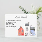 Änderung der Anschrift im Wasserfarbhaus Ankündigung (Stehend Vorderseite)