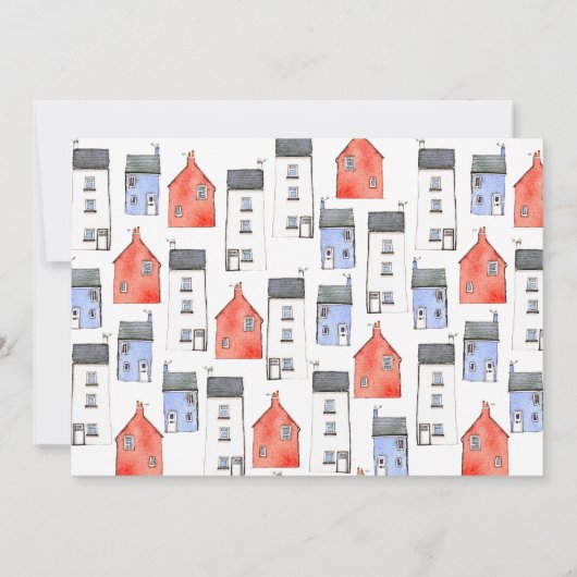 Änderung der Anschrift im Wasserfarbhaus Ankündigung (Rückseite)