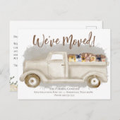 Änderung der Anschrift, Katzen, Ankündigung des Lk Postkarte (Vorne/Hinten)