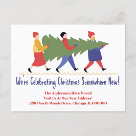 Änderung der Anschrift Neue Zuhause-Adresse Ankündigungspostkarte