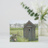 Änderung der Anschrift Postkarte: Zuhause des Land Ankündigungspostkarte (Stehend Vorderseite)