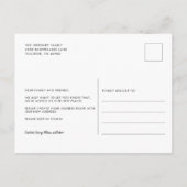 Änderung der Anschrift Weihnachtsfeiertage Ankündigungspostkarte (Rückseite)