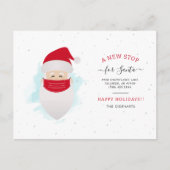 Änderung der Anschrift Weihnachtsfeiertage Ankündigungspostkarte (Vorderseite)