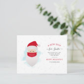 Änderung der Anschrift Weihnachtsfeiertage Ankündigungspostkarte (Stehend Vorderseite)