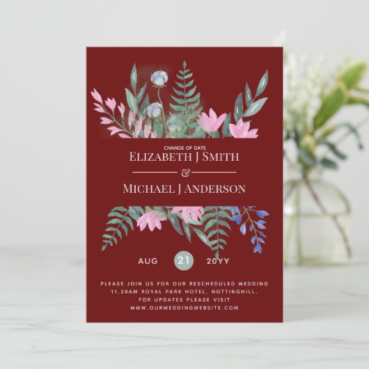 Änderung der Datumspläne Aufschiebung der Wildblum (Stehend Vorderseite)