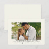 Änderung der Foto-Announcement-Karte Ankündigung (Vorne/Hinten)